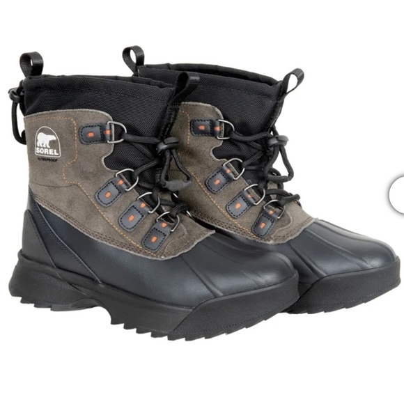 New Sorel Men's Scout 87 XT Waterproof Boots Brown Black Size 9 - Picture 2 of 6